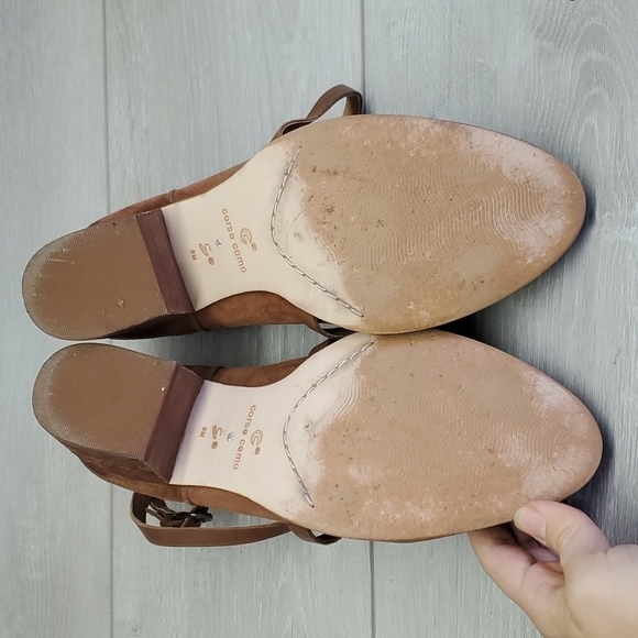 Corso Como Womens Ankle Suede Western Heels boots shoes sz 9M - Picture 8 of 13